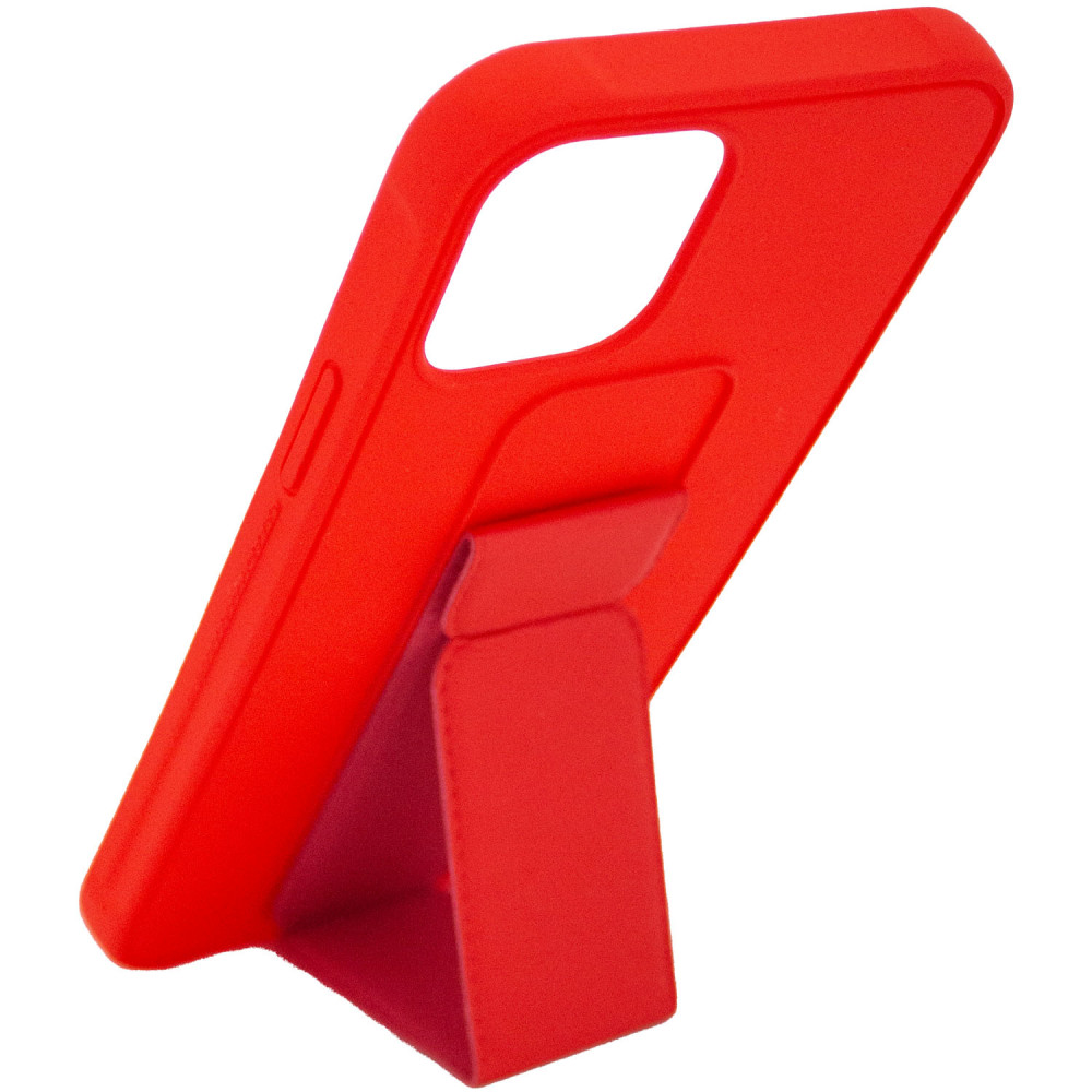 Чехол Hand Holder для iPhone 12 Pro Max силиконовый красный